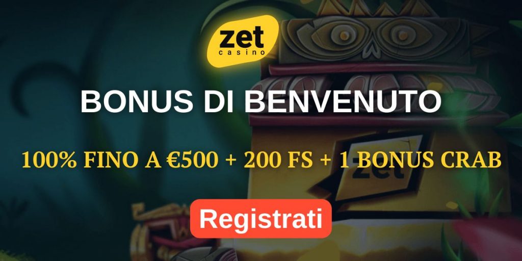 Zet casino - Registation e BONUS 200 EURO